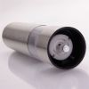 2pcs Stainless Steel Electric Automatic Pepper Mills Salt Grinder Silver