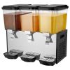 VEVOR Commercial Beverage Dispenser 18L x 3 Tanks Cold Juice Ice Drink Dispenser