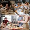 Vintage cupcake stand, 3-layer display stand, ideal for family gatherings, Christmas decorations